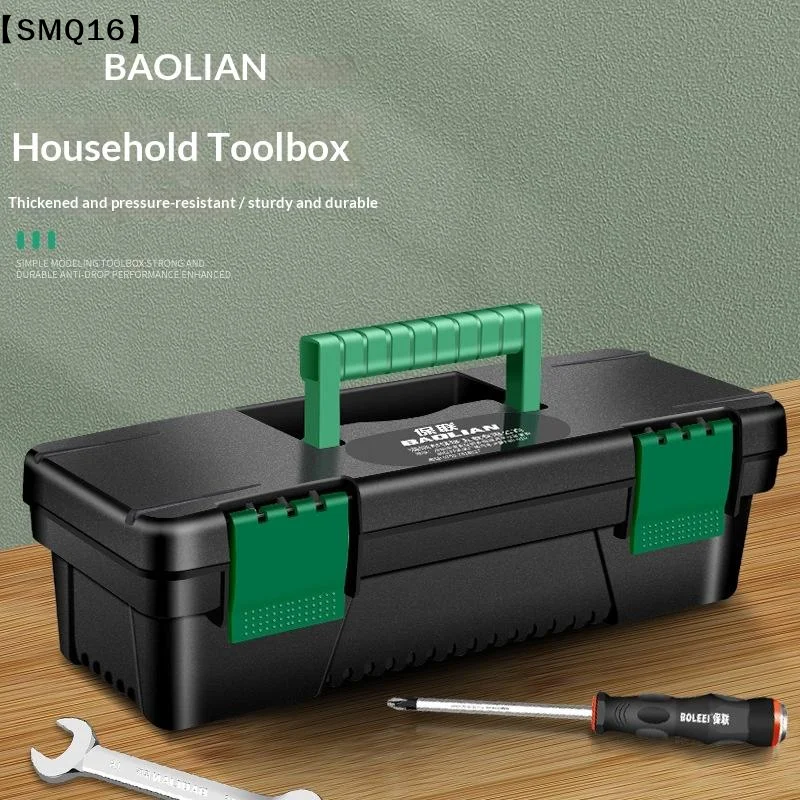 10Inch Tool Box Plastic Tool Storage Case For Carpentry Electrical Repairs Tool Handheld Toolbox Storage Plastic Toolbox【SMQ】