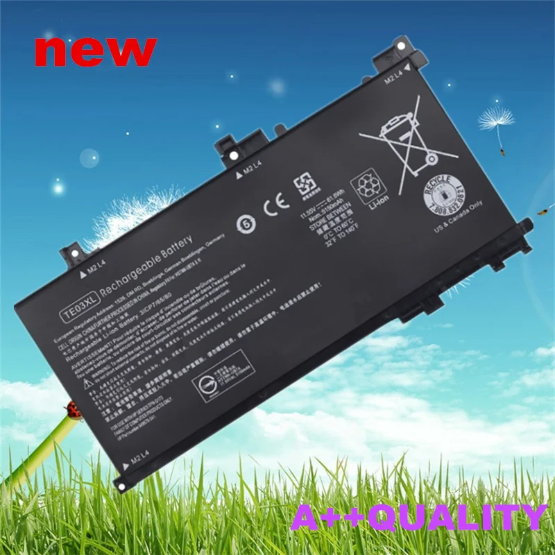 

Laptop Battery For HP Omen 15-AX200 For Pavilion 15-BC Series TE04XL 905175-271 905175-2C1 905277-855 HSTNN-UB7A HSTNN