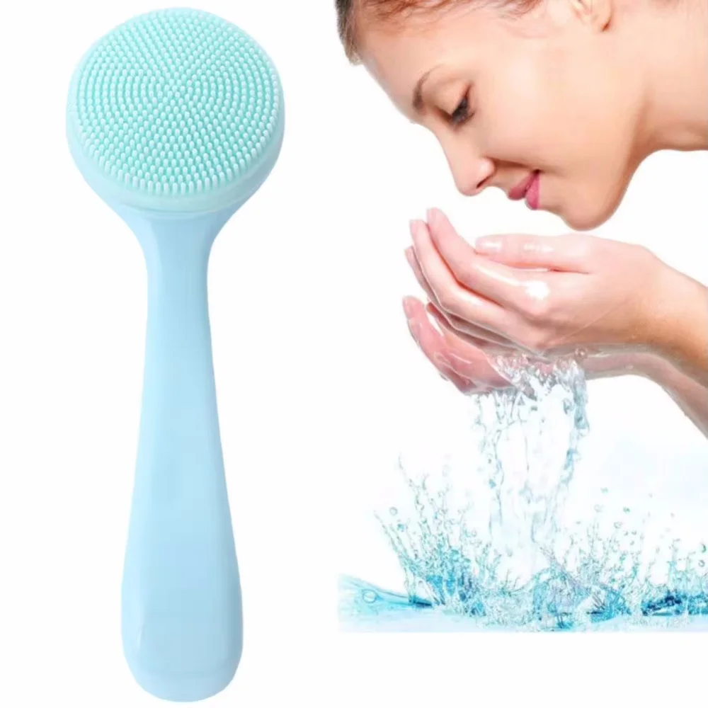 Facial Cleansing Brush Skin Care Massage For Deep Cleaning Pore Blackhead Removing Scrub Gentle Exfoliating Cleaning Tool