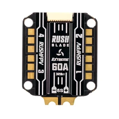 RUSHFPV RUSH BLADE 60A EXTREME 128K 305MM 3 6S BLHELI32 4IN1 BRUSHLESS ESC FÜR RC FPV RACING DRONES