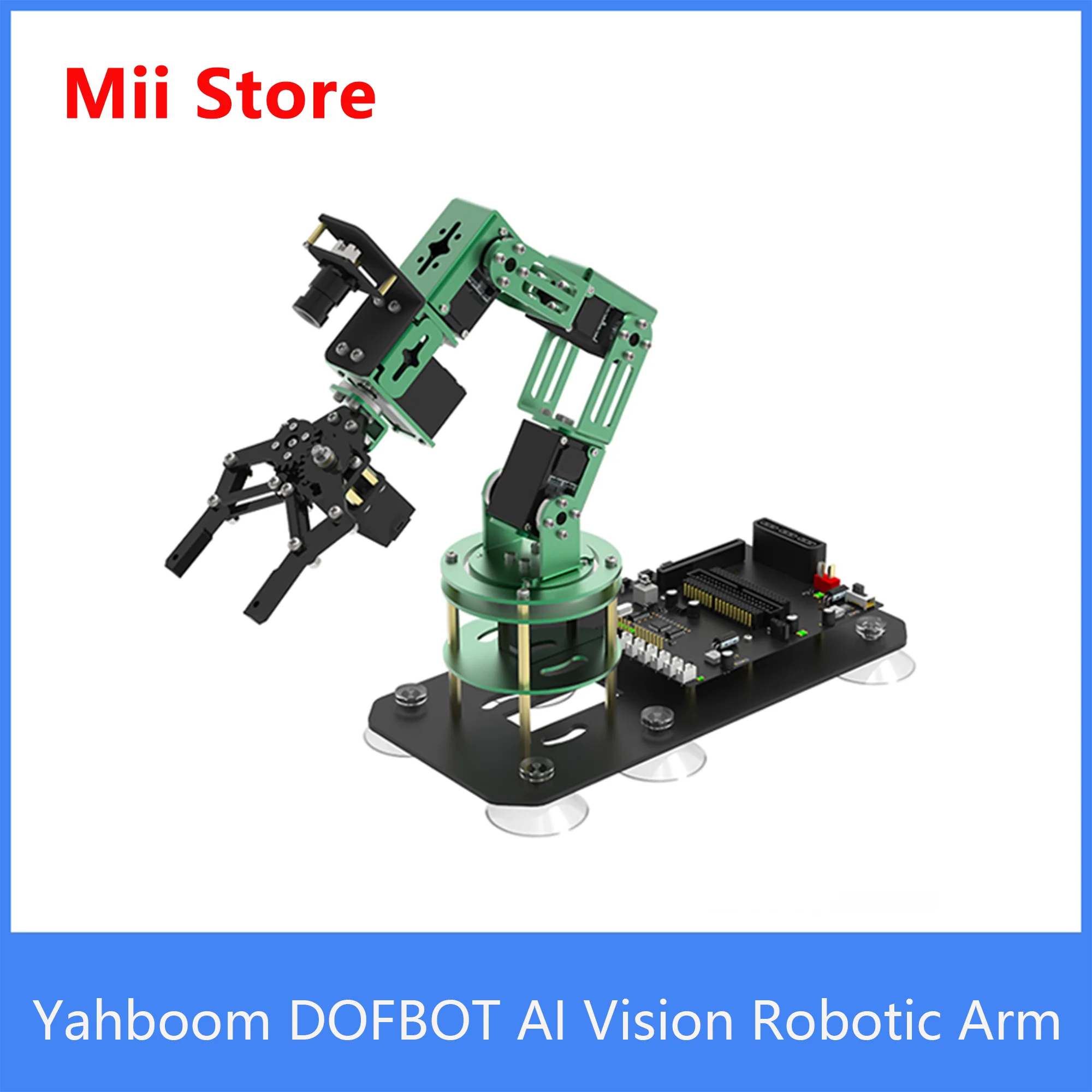 

Jetson Nano 4GB B01 Robot Arm contains 6 HQ servos and HD camera 2 in 1 kit compatible with Raspberry Pi Micro:bit