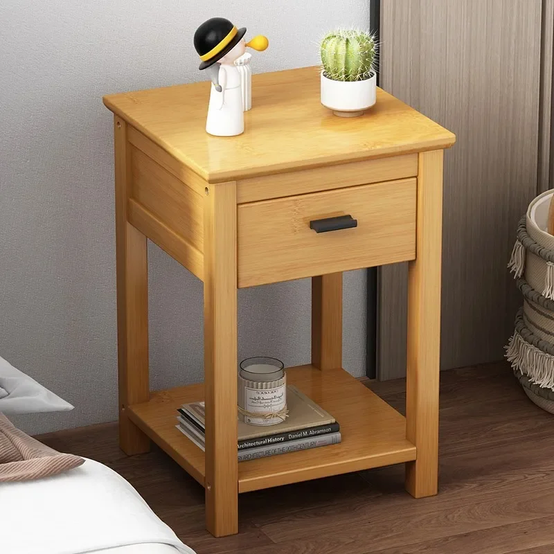 

Sofa Side Few Small Coffee Table Solid Wood Living Room Tea Cabinet Household Bedroom Bedside Table Modern Simple Storage Rack