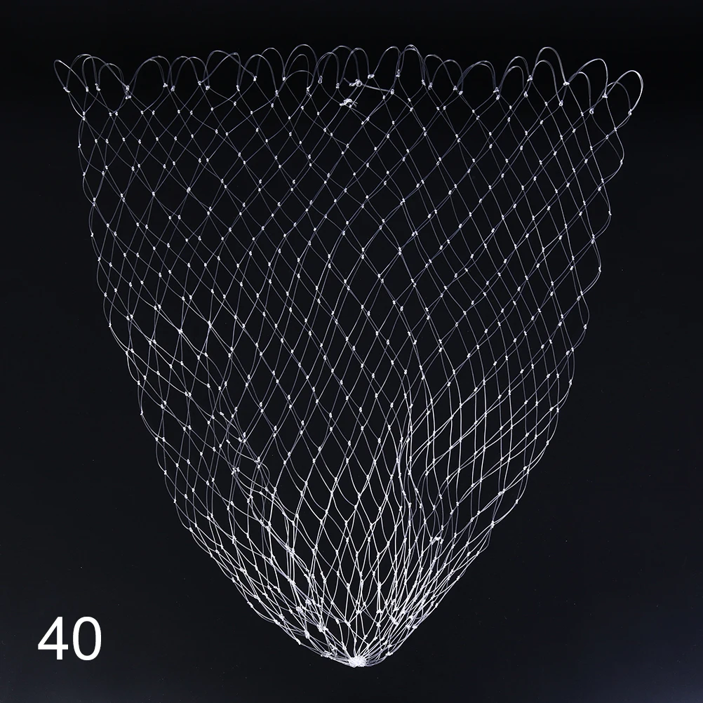 

Nylon Fishing Net With Diamond Mesh And Foldable Fishing Tool Available In Three Different Sizes Of 40/50/60CM