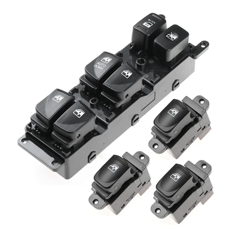 ABNF!Power Window Single Glass Lifter Control Switch Button 93570-1E110 93580-1E000 935701E110 For Hyundai Accent 2007-2010