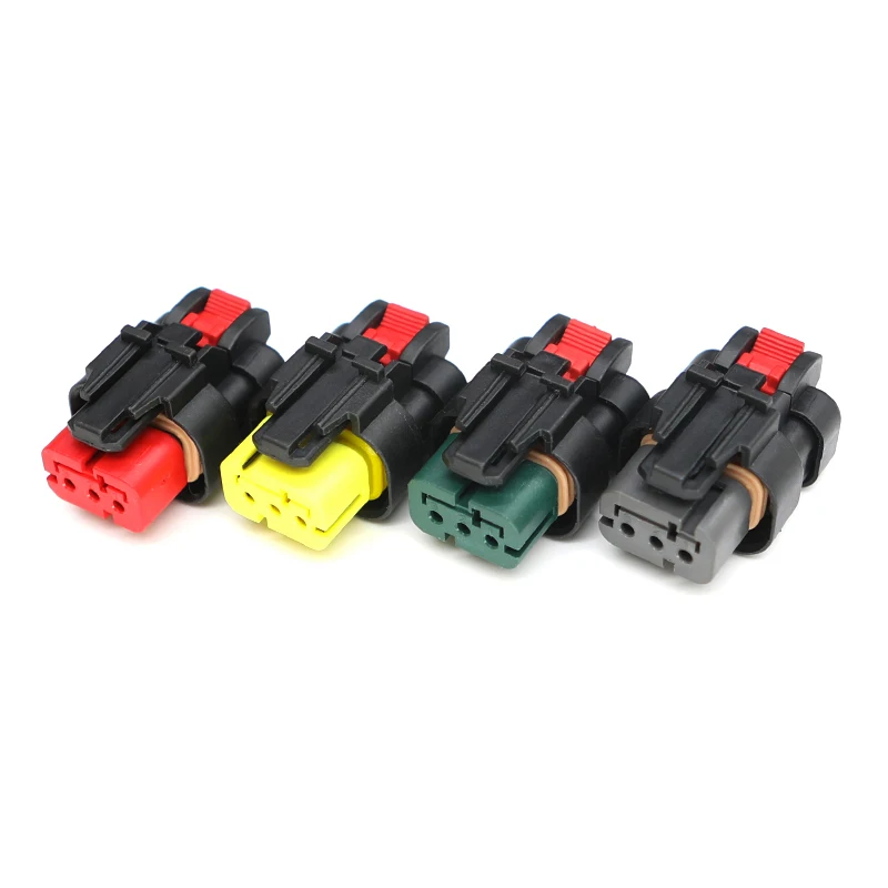 776429-4 موصل مقاوم للماء للسيارات 3-PIN أنثى رئيس الأخضر TE نوع حفارة عجلة المحور موصل الاستشعار