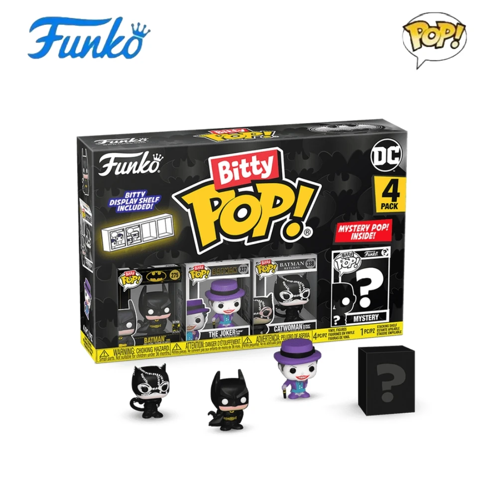 Dc Comics Mini Figures Batman 85Th Anniversary 4Pack Series Funko Pop Mini Figure Blind Box Collectible Limited Edition Toy Gift - Image 3