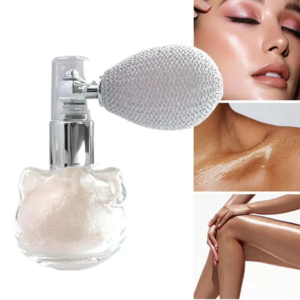 Glänzendes Glitzer-Körperpuder Highlighter Diamant Hochglanz-Glitzer Körperbronzer Highlighter-Puder Gesichtskontur Funkelndes Make-up – Detail 12