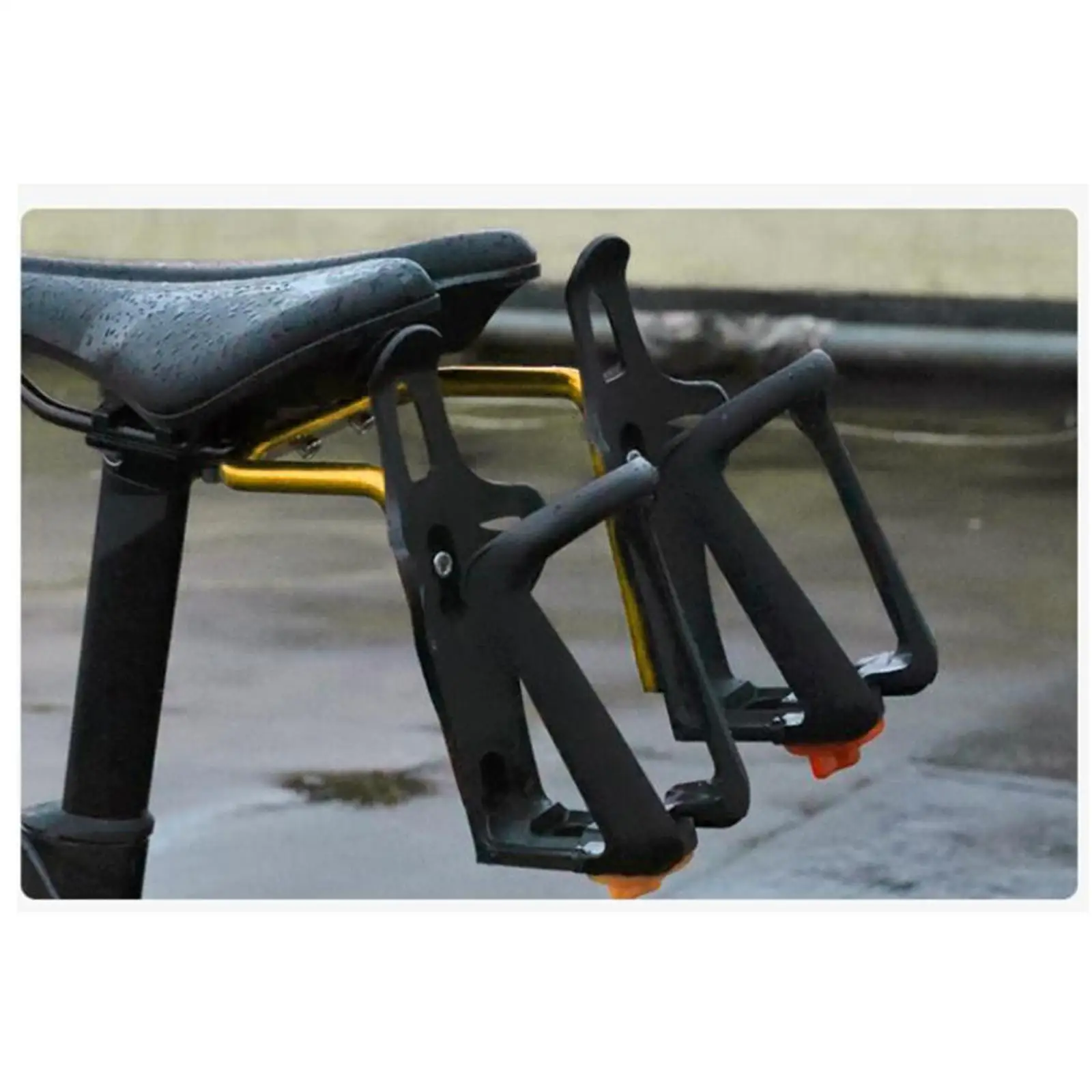 Seat Post Double Water Bottle Holder Converter Bracket Aluminum Kettle Fixed Rack for Mountain Bike Road Bike Cycling