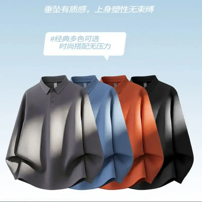 Men's Quick-Drying Long-Sleeve Fitness Running T-Shirt Sporty Loose Breathable Sweat-Wicking Shirt for Spring Summer Autumn