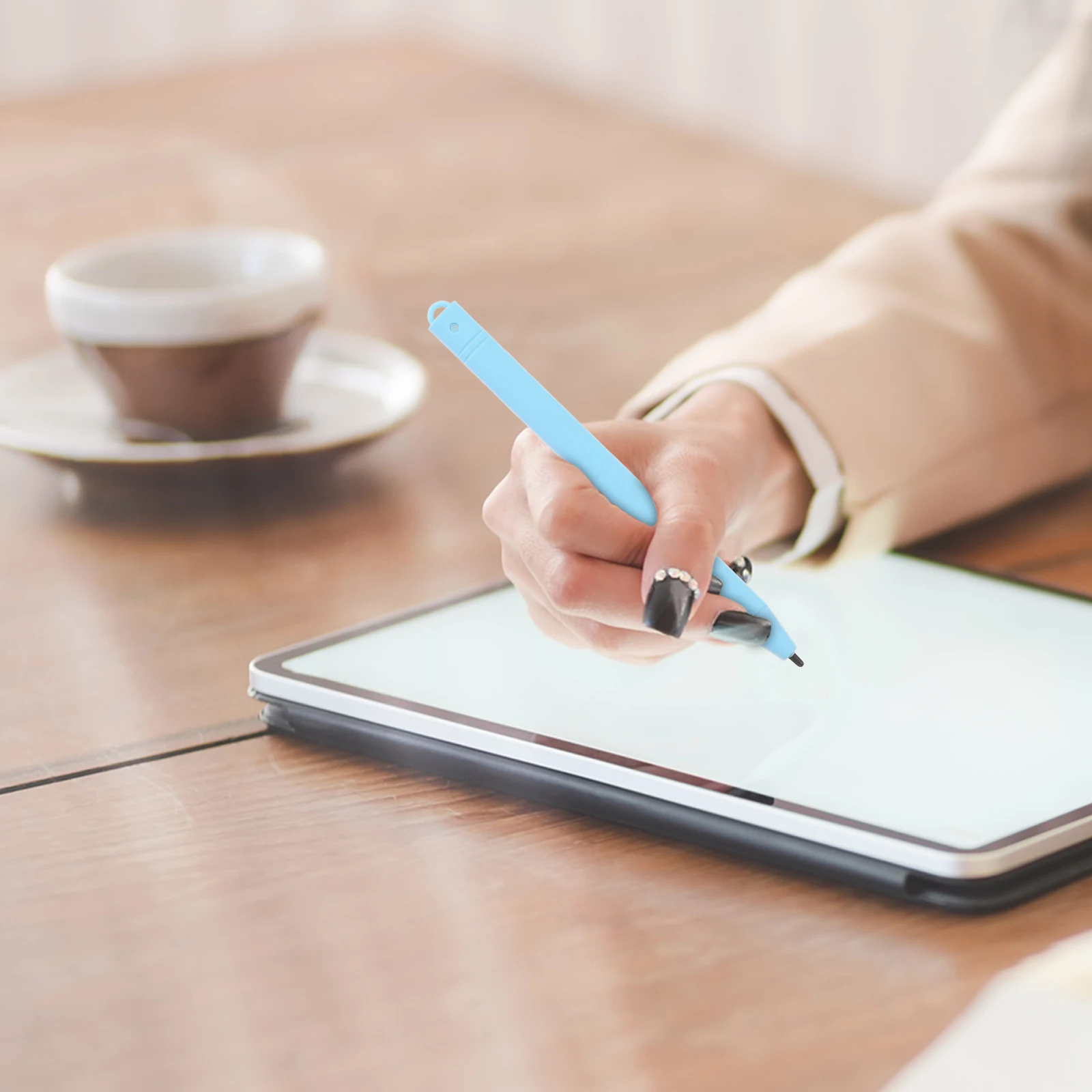 Lápiz óptico Universal para niños, bolígrafo de escritura con pantalla electrónica, almohadilla para garabatear, tableta de dibujo, tablero de escritura Digital, 4 Uds.