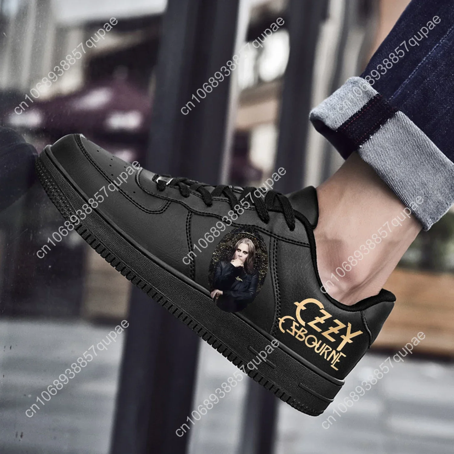 

Ozzy Metal Rock Singer Osbourne Shoes AF Basketball Men Women Running Sports Flats Force Sneakers Lace Up Mesh Custom Made Shoe