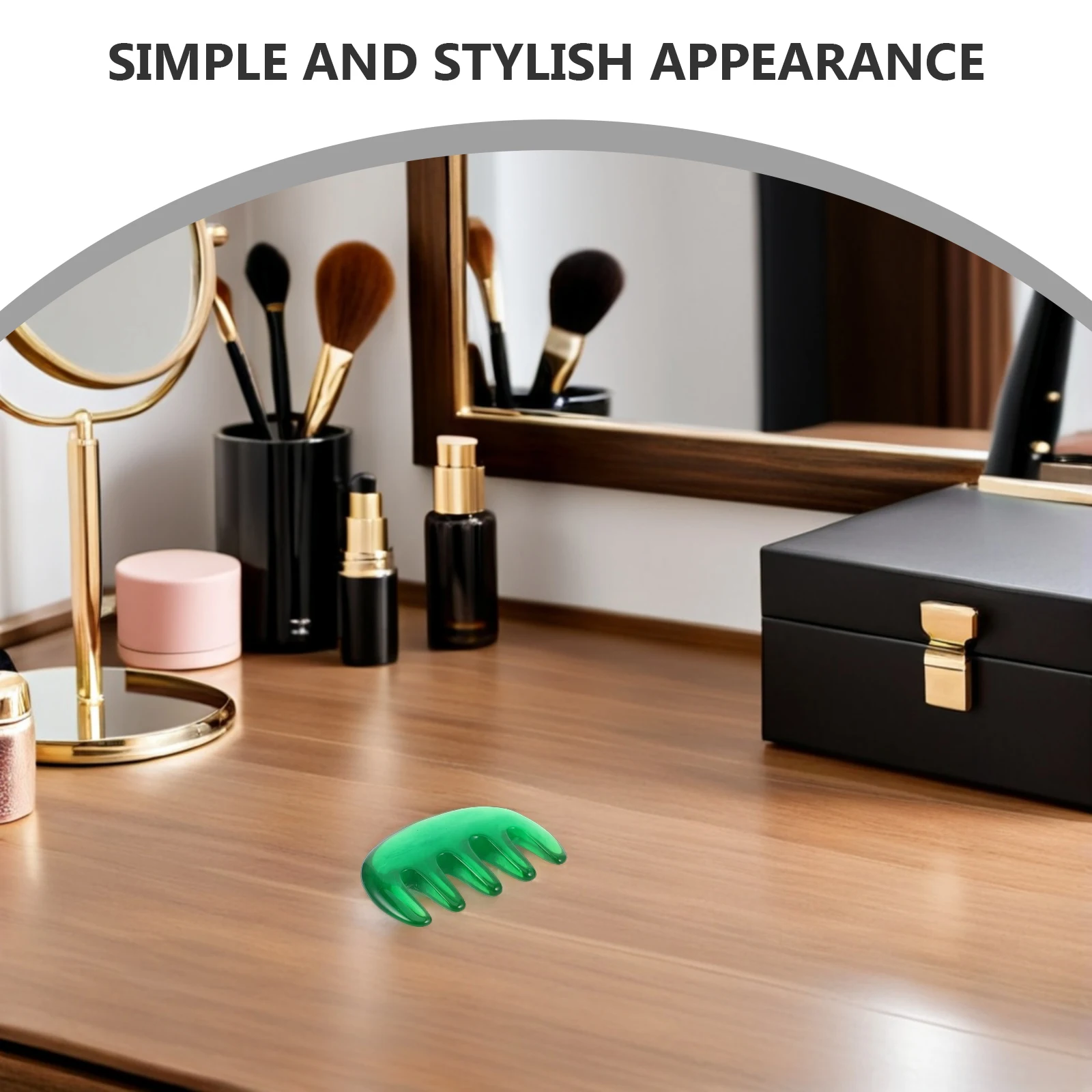 

2Pcs Scalp Massage Comb Manual Five-Tooth Resin Anti-Static Hair Massager Portable Head Massager Tool Deep Scalp Stimulation