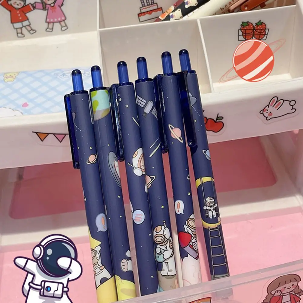Niedliche Cartoon Design Kugelschreiber 0,5mm Bär Pfirsich Astronaut Schreiben Gel Stifte Presse Typ Rollerball Stift Lernen Bürobedarf – Detail 12