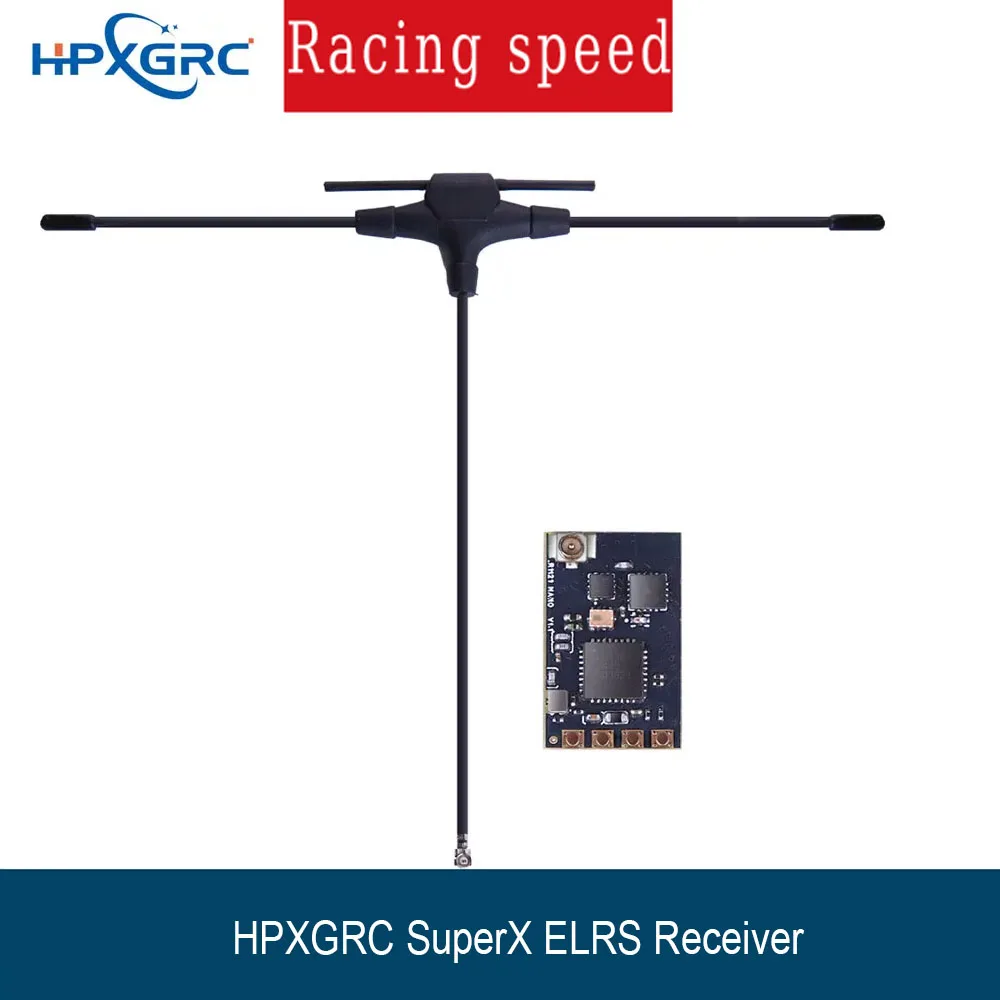 

Приемник HPXGRC SuperX ELRS ELRS 2,4G/915M Одиночный наноприемник LR1121 2,4G/915 МГц для RC FPV Racing Дрон для фристайла