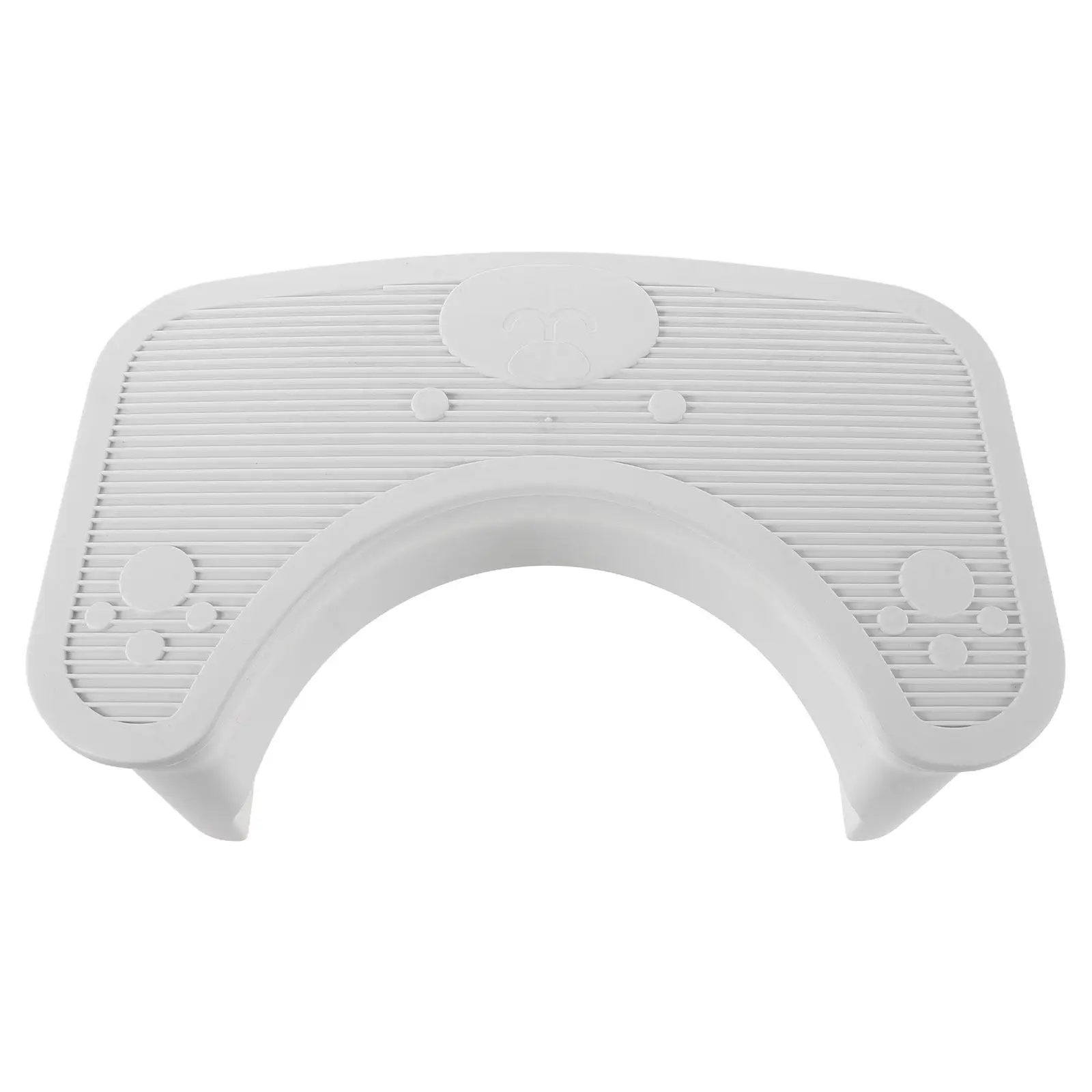 厚みのある滑り止め付きトイレ用スクワットスツール-大人と子供用-ポータブルバスルームフットスツール-人間工学に基づいた関節負担軽減デザインスペース付き