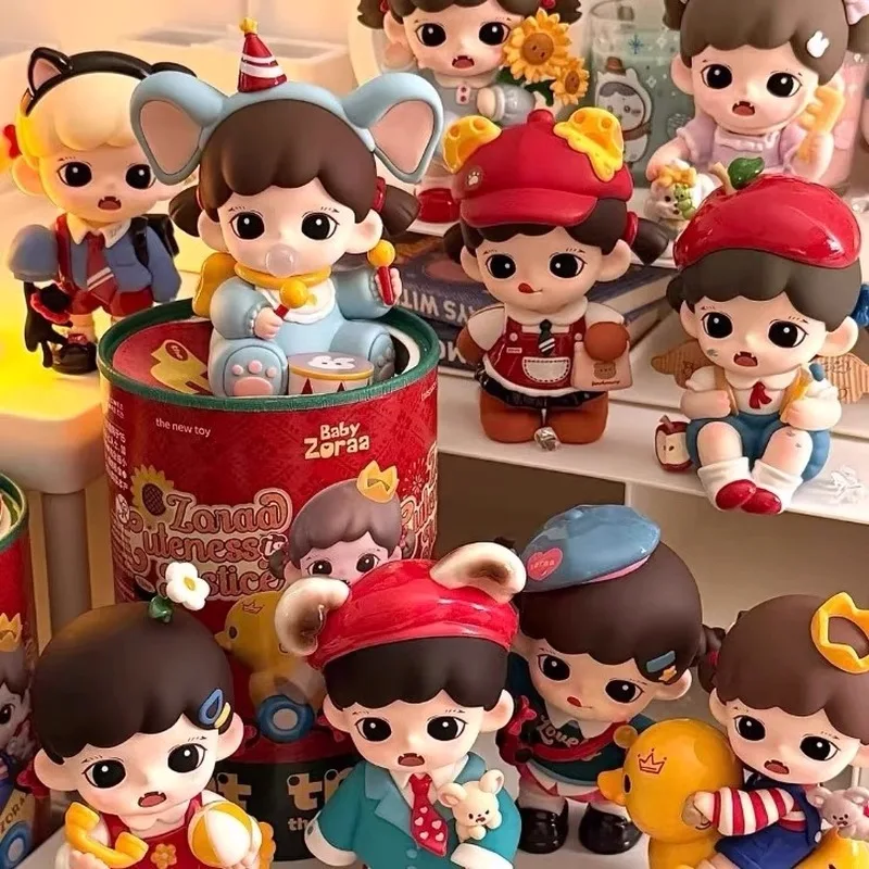 

Genuine Zoraa Cute Justice Series Blind Box Tntspace Official New Trendy Toy Collectible Sister Treasure Gift