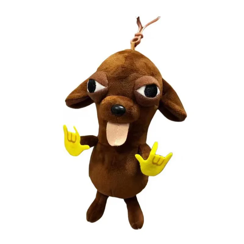 Zimmerdeko Plüschtiere Chihuahua Schlüsselanhänger Anhänger Welpen Plüsch-Chihuahua-Puppe Realistisch Ausgefallen Niedlich Chihuahua – Detail 3