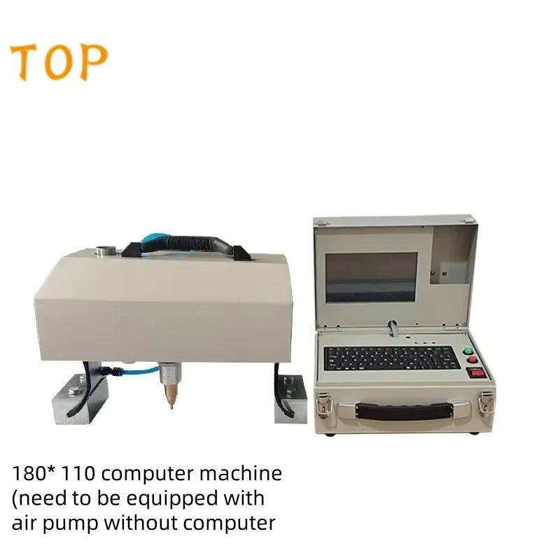 Hot Selling 180*110mm Car Chassis Vin Number Point Motorcycle Engine Pneumatic Metal Handheld Engraving Marking Machine