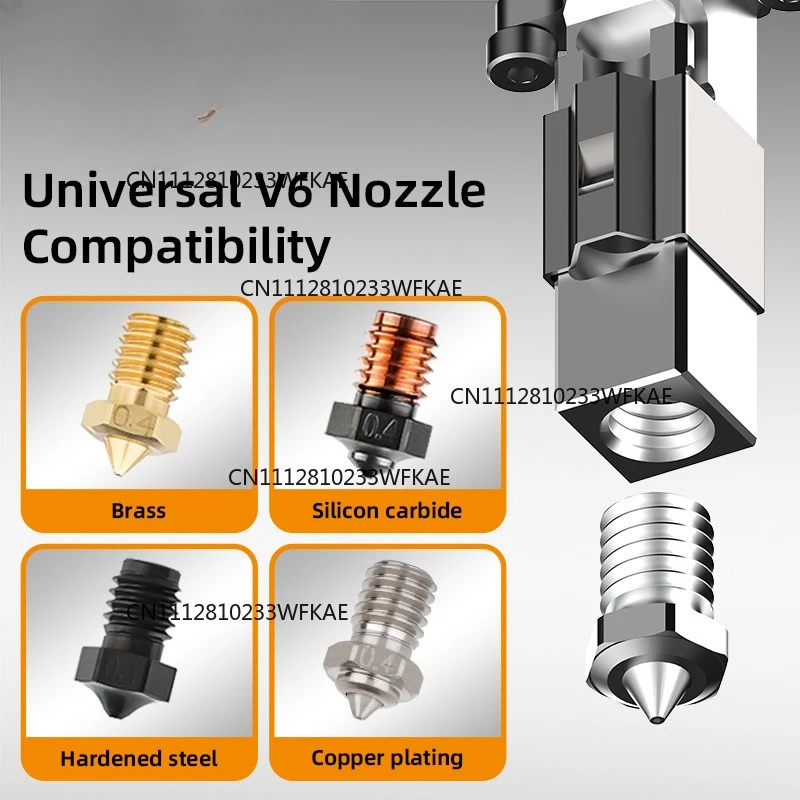 High Flow Mellow HeatCore 4 UHF Lite ALPS Hotend Smart Leveling Nozzle Probe for Voron Blv Vzbot Hevort DIY 3D Printer