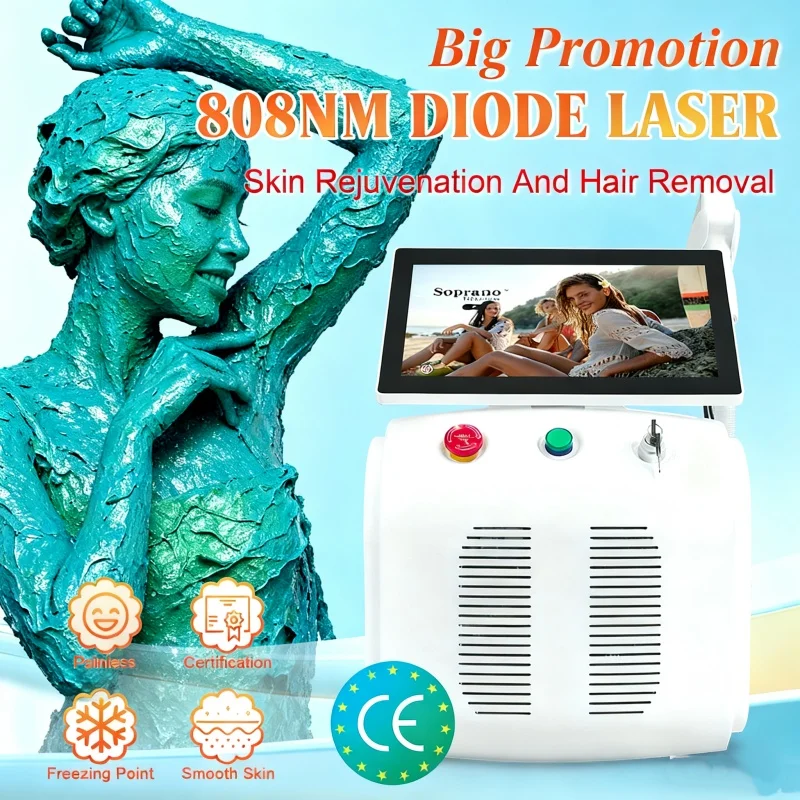 

2025 Bestseller 755/808/1064nm 2-In-1 Laser Hair Removal & Tattoo Removal Machine - Ice Painless Skin Rejuvenation