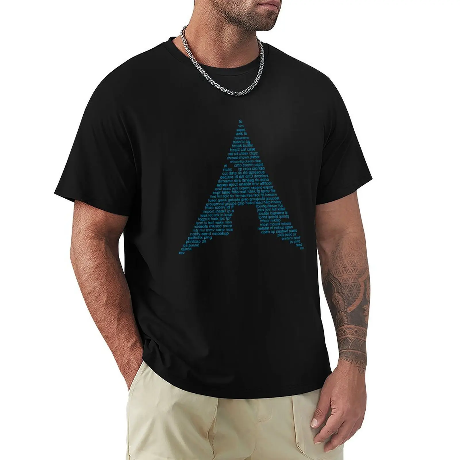 Arch Linux - Commands T-Shirt custom shirt graphics man clothes essential t shirt mens graphic tshirts