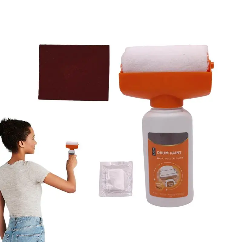 

Wall Repair Roller Paint Wall Repair Tool Quick Dry Eco-friendly Latex Compact Water Resistant Roller Wall Patching Paste For