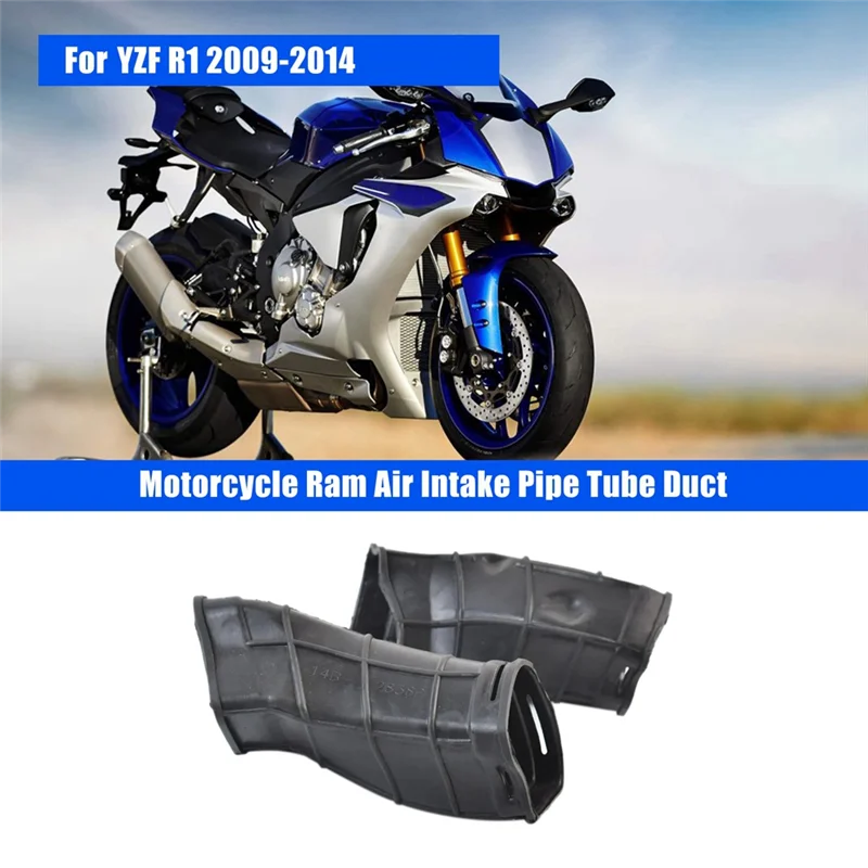 

NEW-For YZF R1 2009-2014 Motorcycle Ram Air Intake Pipe Tube Duct Accessories