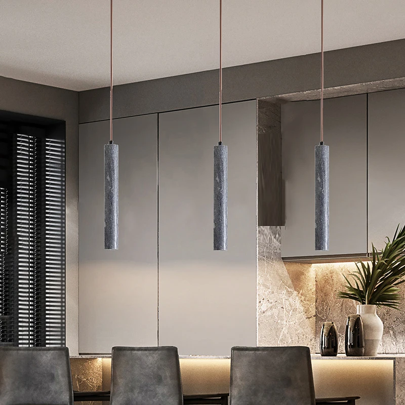 Wabi Sabi تأثيث المنزل الصغيرة Droplight الحديثة وبسيطة الإبداعية الرخام غرفة المعيشة مطعم بار LED مُثبتة في السقف الخفيفة