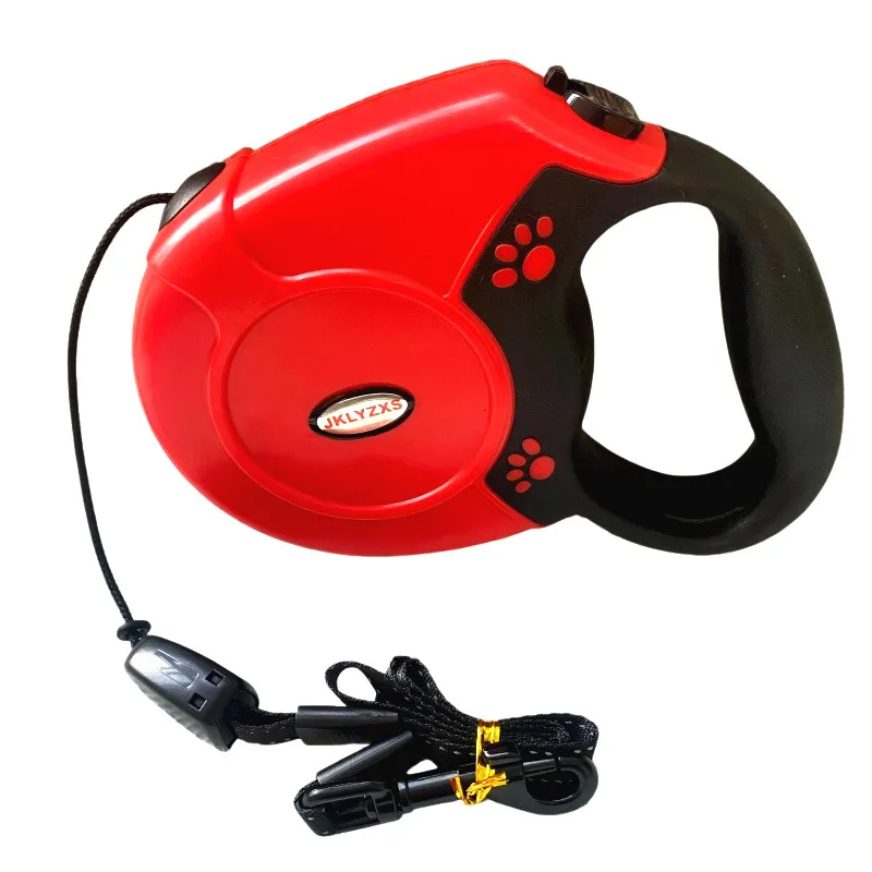 5 Colors Optional 8 M Small Medium Large Dog Durable Automatic Retractable Leads Pet Leash (Suitable for Pet Weight Up to 80lbs)