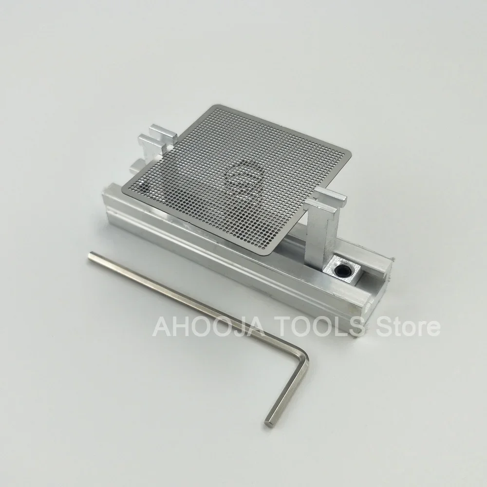 27 Pcs Steel Mesh Laptop Nvidia Chip NC-559-ASM Flux Bga Reballing Stencil Tample Kit With Universal Reball Station NC 559