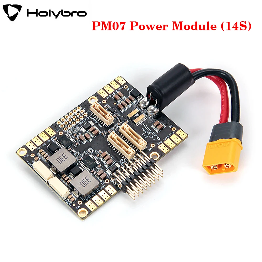 holybro-pm07-power-module-14s-current-rating-90a-output-dc-52v-3a-max-compatible-pixhawk-6c-pixhawk-4-for-rc-fpv-drone