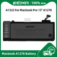 SKOWER 10,95 V 65,5 Wh A1322 Batería para portátil MacBook Pro 13 pulgadas A1278 (2009-2012)