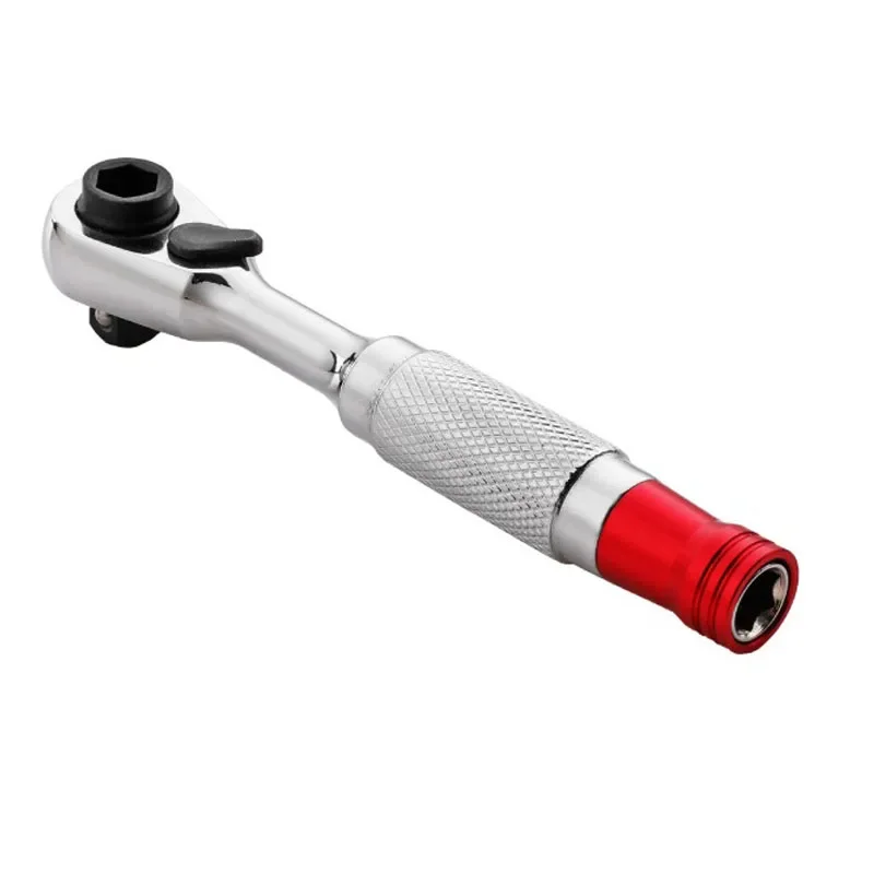 1pc 1/4inch Socket Ratchet Wrench Screwdriver Bit Holder MultiTool Repair Tool Bit Driver Rachet Wrench Set For Auto Repair