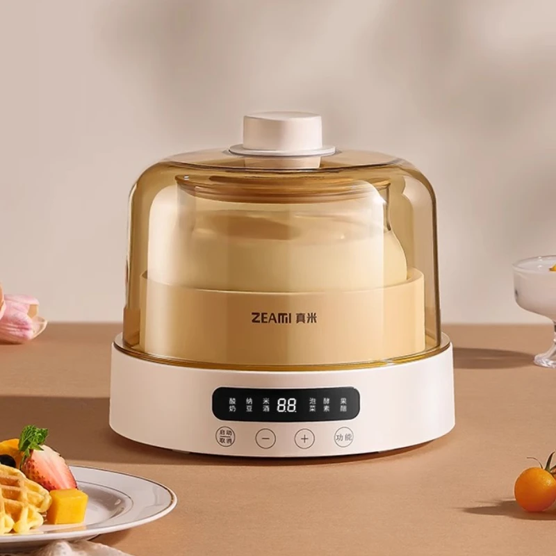 Máquina de yogur alemán de arroz, máquina automática de fermentación de yogur pequeño para el hogar, máquina de cocina de vino de arroz dulce Natto