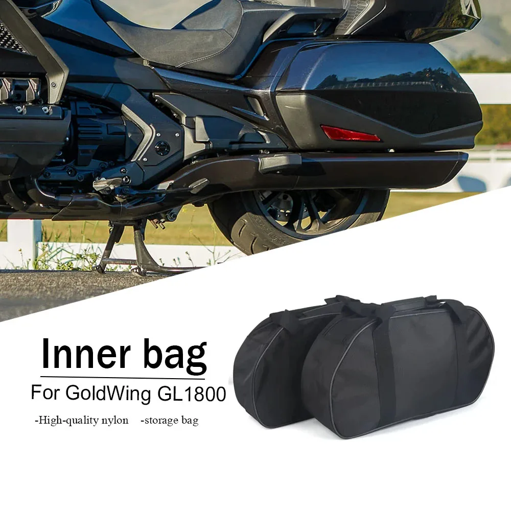 

Motorcycle Black Saddlebag Saddle LuggageLiners Trunk Liner Bag For Honda Goldwing GL1800 2018 2019 2020 2021 2022 2023 2024