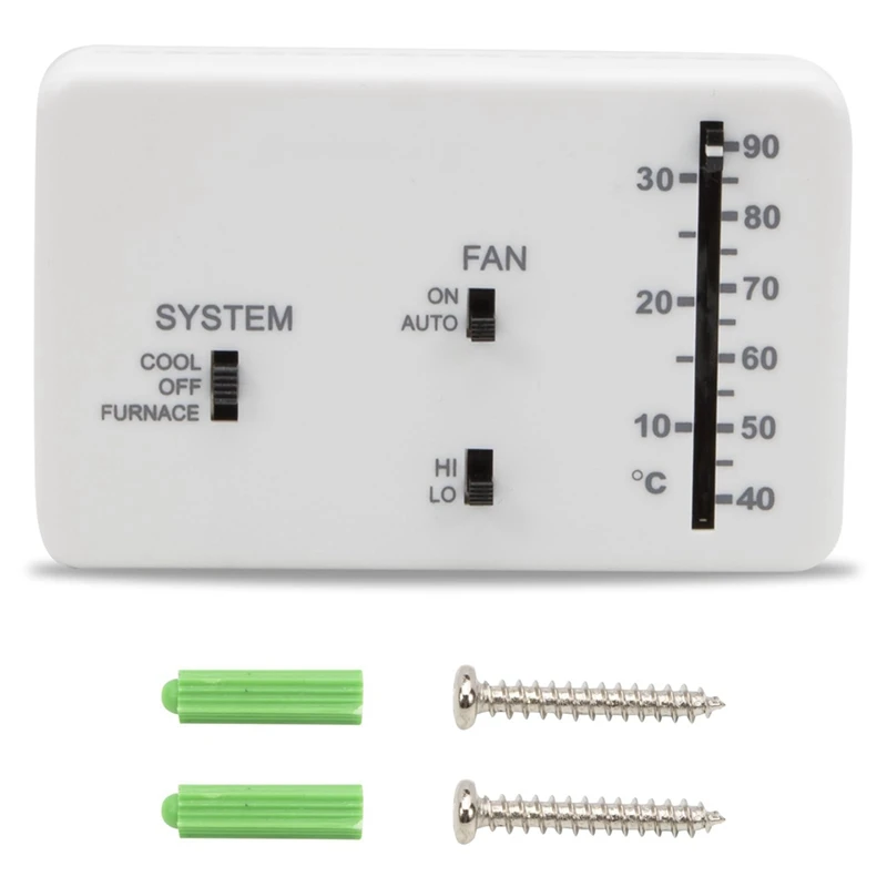 RV Thermostat, RV Analog Thermostat Replacement Parts Accessories For Dometic (Cool Only/Furnace) 3106995.032