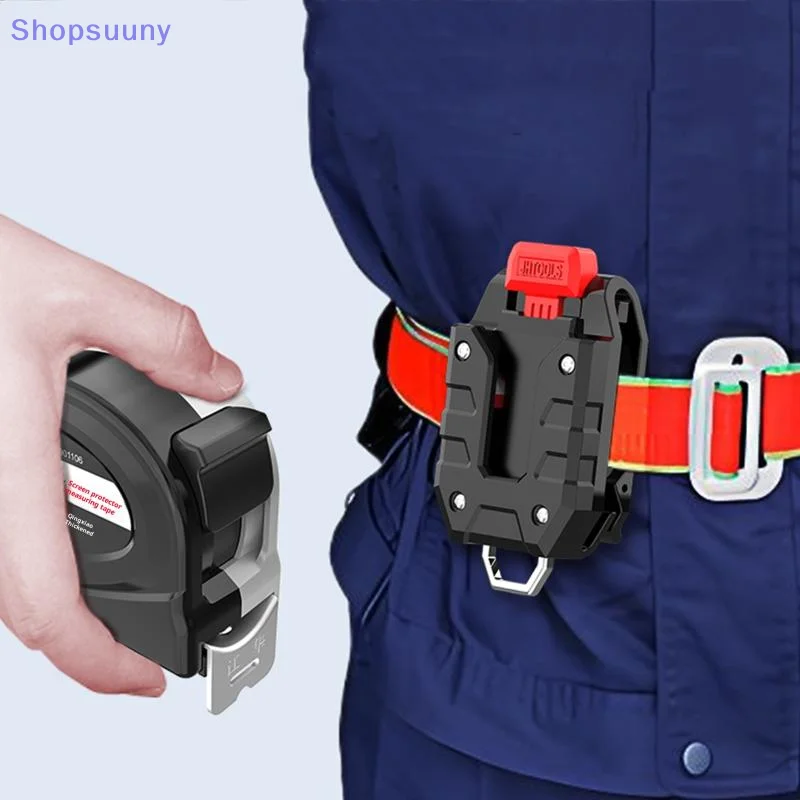 [SU]1Pc Tape Measure Quick-hanging Belt Clip For Digital Measuring Tape Laser Man Gift Tape Measure Quick-hanging Belt Clip[SU]
