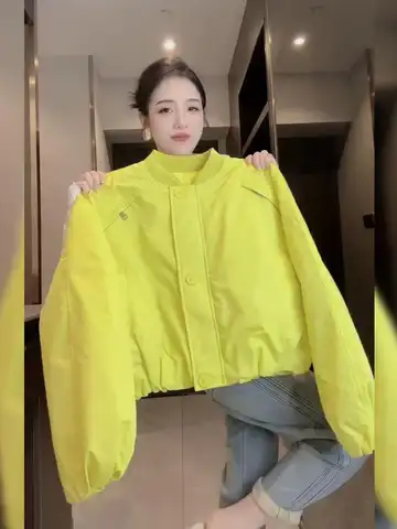 여성용 야구 재킷 통근용 루즈핏 긴팔 여성용 루즈핏 야구 재킷 여성용 긴팔 야구 재킷 여성용 루즈핏 야구 재킷