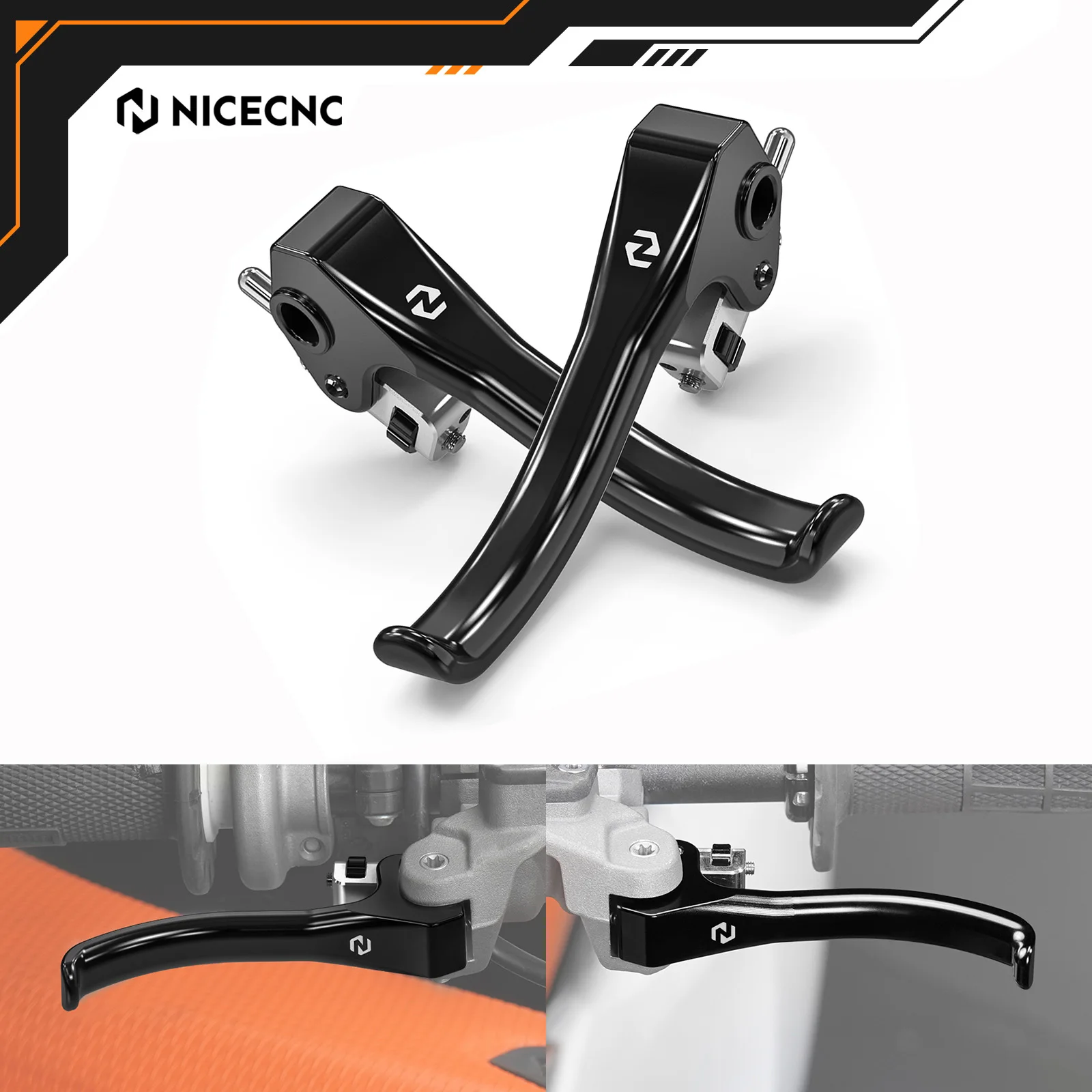 

For Husqvarna TE 300 FE350 FE450 FE501 2022-2024 GasGas EC300 EC250 EC 350F MC125 MC250F Braktec Shorty Clutch Lever Brake Lever