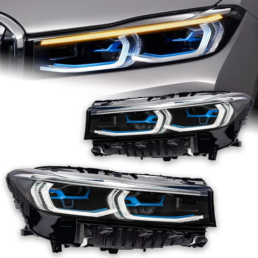 

Upgrade headlights for 7 Series G12 G11 LED Headlight Projector Lens Angel Eye DRL Headlights