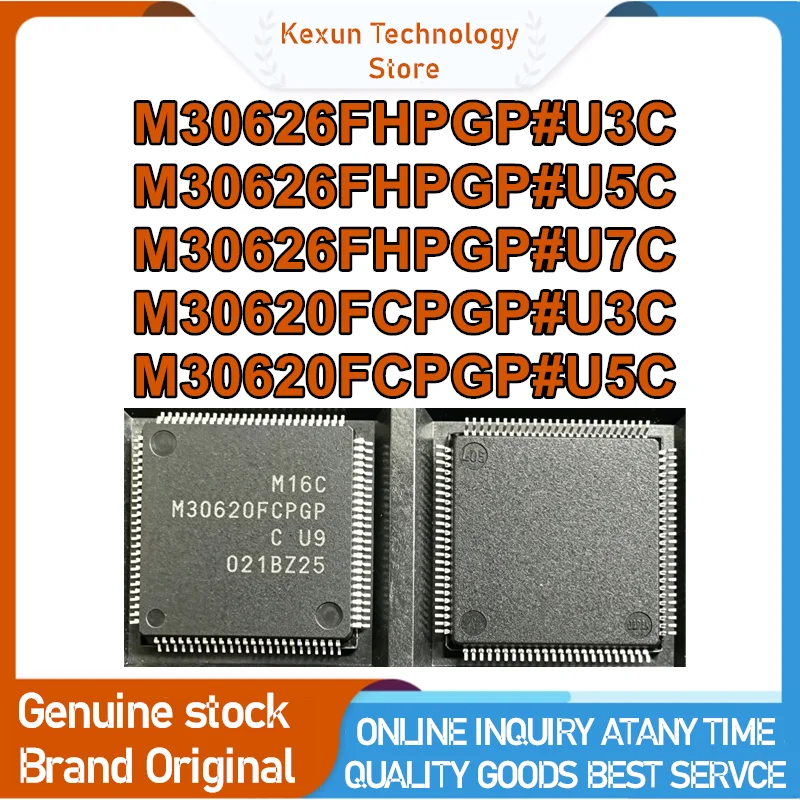 M30620FCPGP M30626FHPGP M30626FHPGP#U3C M30626FHPGP#U5C M30626FHPGP#U7C M30620FCPGP#U3C M30620FCPGP#U5C QFP100 16-bit chips