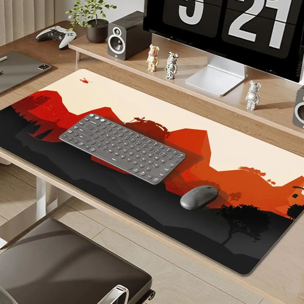 ラスト大型ゲーミングマウスパッド コンピューターマウスパッド PCゲーマー マウスマット ノートパソコンマウスパッド XXL シリコンマウスカーペット キーボードマット デスクパッド