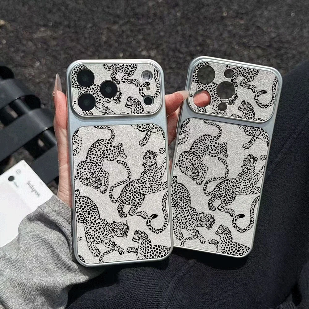 レトロイラストレオパード柄iPhoneケース iPhone - Phone Cases Leather のレビューと価格