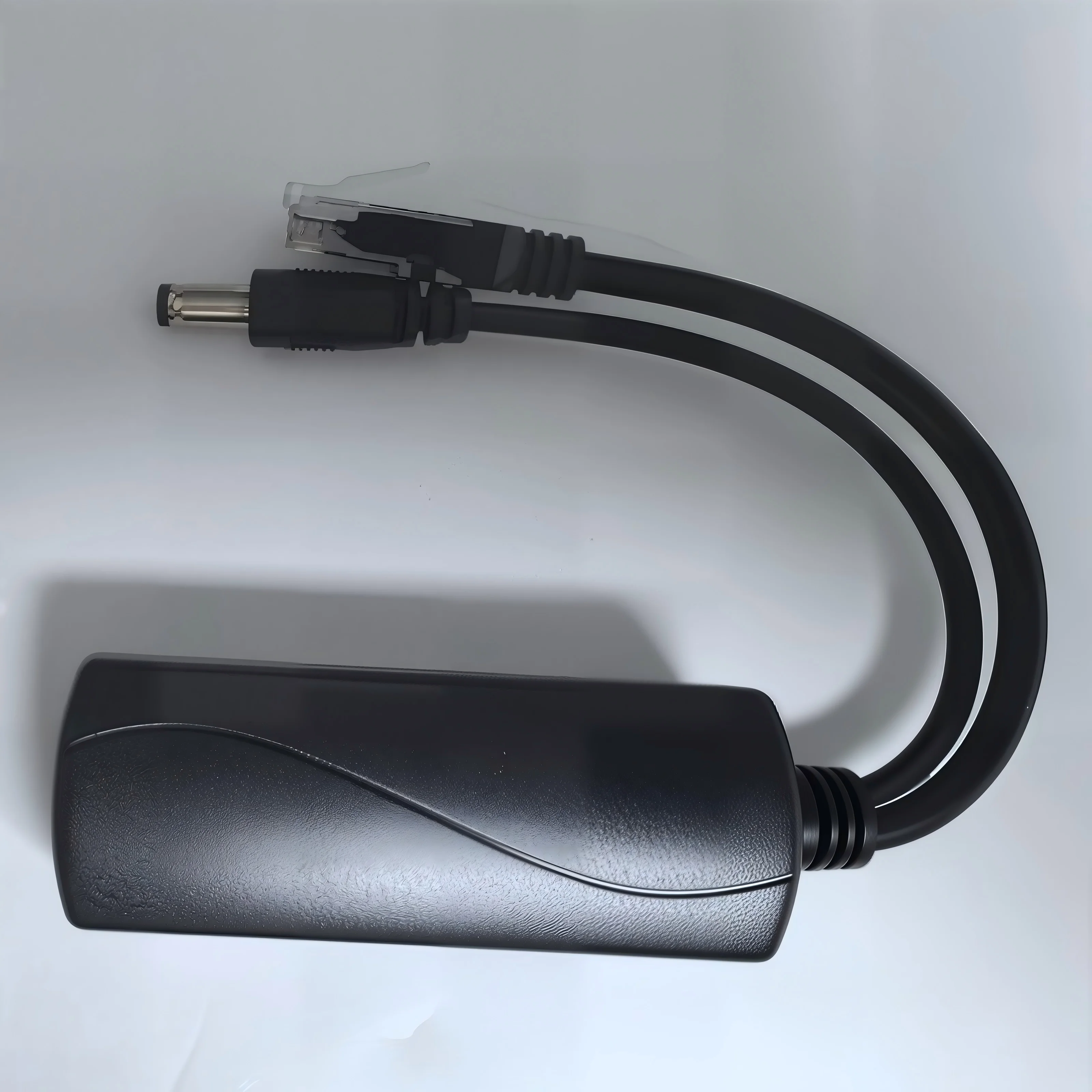 10/100/1000Mbps POE Splitter 48V to 12VDC ethernet camera Splitter