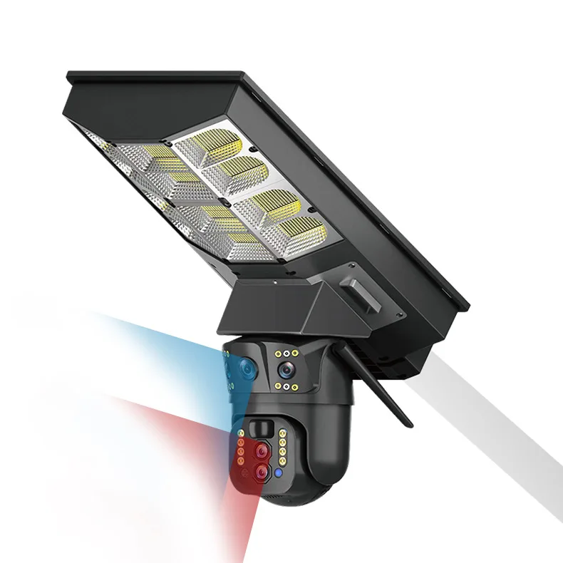 8000W Solar LED Light with Day and Night Cameras