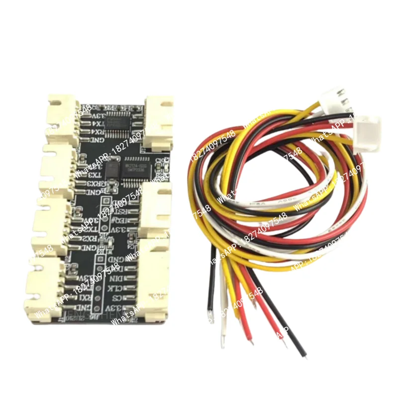 STM32F030F4P6 WK2124 WK2204 Serial Port expansion Development board, 4-channel expansion/debugging board /SIP UART