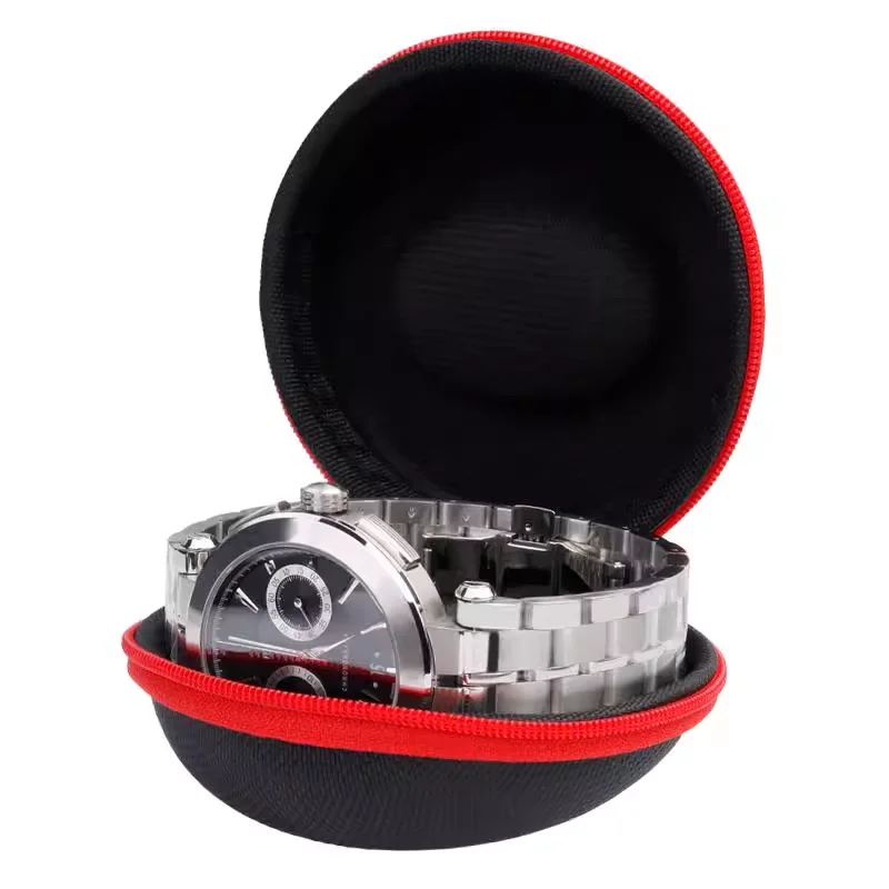 1 قطعة صندوق تخزين محمول للسفر لساعة رولكس أوميغا لونجين ساعة واحدة مقاومة للصدمات وساعات المعصم الذكية