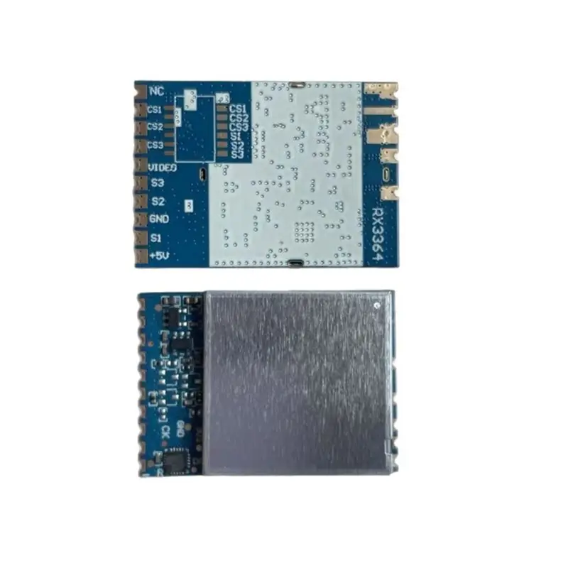 FBIL-4PCS 3.3G FPV VTX Module RX3364 Wireless Module Analog Wireless FPV Audio Video Transmission Receiver Module