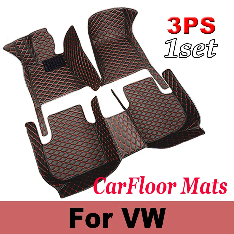 Car Floor Mats For VW Toureg Sharan Nivus Arteon Magotan Scirocco ID.4 CROZZ atlas cross turbo GTI Saveiro Cross Car Accessories