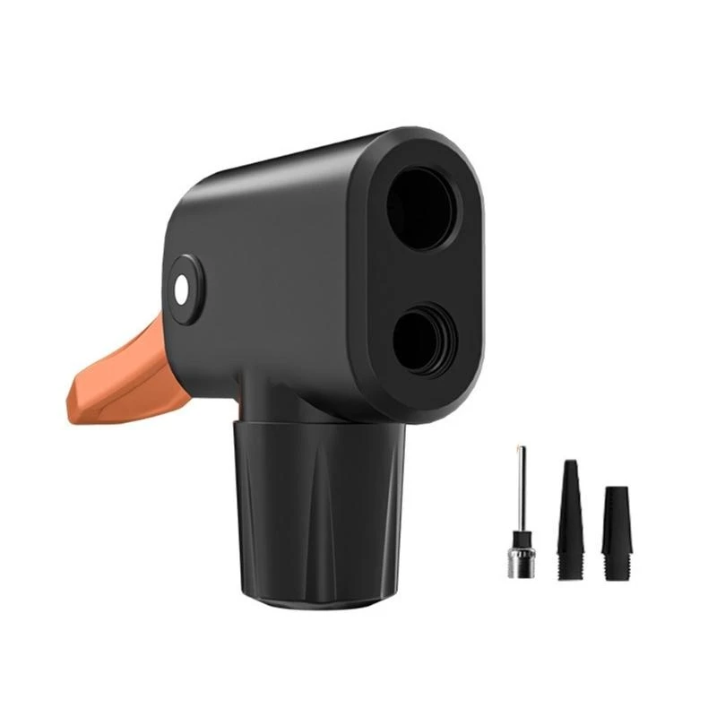 

Bicycles Nozzle Hose Adapter with Double Valves Hose Nozzle Pumping Valves Road Bike Connector Easy to Use